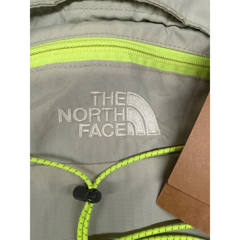 The North Face Surge Backpack Asphalt Grey Lime Green NFOA52SG Laptop Bag NEW‎